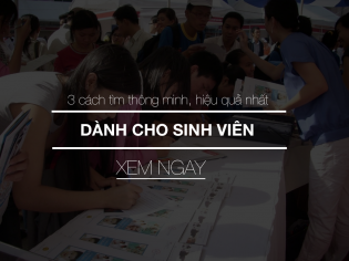 3 cách tìm việc bán hàng thông minh, hiệu quả nhất cho sinh viên!
